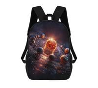 sinyumoney Cosmic Planetary Orbit Mochila Escolar De 17 Pulgadas Impresa En 3D Mochilas Infantiles Mochila Genial Impresa En 3D Para Niños De Primaria Y Secundaria