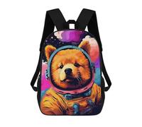 sinyumoney Cosmic Pomeranian Explorer Mochila Escolar Para Secundaria Y Preparatoria. Mochila Informal Para Adolescentes, Chicas, Chicos, Mujeres Y Hombres. 17inch