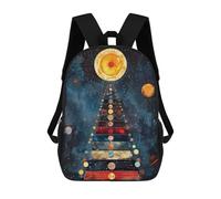 sinyumoney Cosmic Pyramid Mochilas Infantiles Impresas En 3D, Mochilas De Moda Informales, Mochilas De Viaje Bonitas, Mochilas Informales Para Exteriores Para Niños Y Niñas 17inch