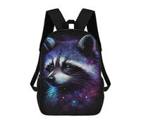 sinyumoney Cosmic Raccoon Art Print-7 Mochila Escolar Infantil De 17 Pulgadas Con Estampado 3D, Mochila Moderna Para Niños, Mochilas De Viaje, Bolsas Para Libros, Mochila Escolar Infantil