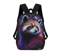 sinyumoney Cosmic Red Panda Art Print-10 17inch Mochilas Escolares Impresas En 3D, Mochilas Escolares De Moda Para Niños De Primaria Y Secundaria