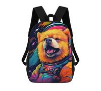 sinyumoney Cosmic Red Panda Explorer-1 Mochila Escolar Infantil De 17 Pulgadas, Impresa En 3D, Estilo Casual, Para Niños, Ideal Para Viajes, Como Mochila Escolar O Para Llevar Libros.