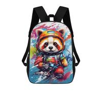 sinyumoney Cosmic Red Panda Explorer-7 Mochila Escolar Para El Trabajo, Negocios, Universidad, Escuela Para Hombres/mujeres 17inch