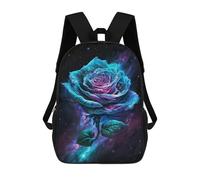 sinyumoney Cosmic Rose Bloom-5 Mochila Escolar, Mochila Para Portátil, Mochila Para Niños/niñas/adolescentes 17inch