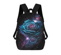 sinyumoney Cosmic Rose Bloom Mochila Escolar Resistente Al Agua, Mochila De Viaje, Bolsa Para Computadora - Perfecta Para Viajes, Trabajo Y Uso Diario 17inch