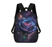 sinyumoney Cosmic Rose Fantasy Artwork-2 Mochila Escolar, Mochila De Negocios, Mochila Impermeable Para Libros, Para Acampar, Aventuras Al Aire Libre Y Viajes Diarios 17inch