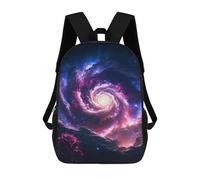 sinyumoney Cosmic Rose Galaxy Print Mochilas Escolares De Moda Para Papelería, Impermeables, Informales, Para Hombres, Mujeres Y Adolescentes 17inch