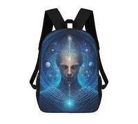 sinyumoney Cosmic Serenity A Mystical Portrait Mochila, Mochila Escolar Impresa En 3D, Bolsa Para El Almuerzo Escolar, Mochila De Viaje, Mochila Para Amigos, Mochila Escolar Para Niñas Y Niños 17inch
