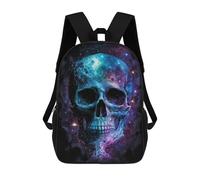 sinyumoney Cosmic Skull Art Print-1 Mochila Escolar Grande Resistente Al Agua Para Portátil Para Niñas Y Adolescentes 17inch