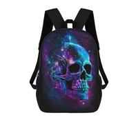 sinyumoney Cosmic Skull Art Print-11 Mochilas Infantiles Mochila Escolar Impresa En 3D Para Niños Mochilas De Viaje Bolsas Para Libros Para Niños 17inch Mochila Escolar