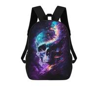 sinyumoney Cosmic Skull Art Print-7 Mochila De Viaje Para La Universidad Mochilas Para La Escuela/trabajo/viajes 17inch