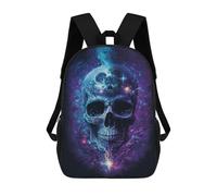 sinyumoney Cosmic Skull Art Print-8 Mochila Escolar Resistente Al Agua, Mochila De Viaje, Bolsa Para Computadora Para Hombres, Mujeres Y Adolescentes 17inch