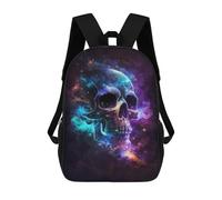 sinyumoney Cosmic Skull Art Print-9 Mochila Escolar De 17 Pulgadas Impresa En 3D Mochilas Infantiles Mochila Genial Impresa En 3D Para Niños De Primaria Y Secundaria