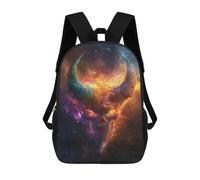 sinyumoney Cosmic Skull Nebula Artwork Mochila Escolar Infantil De 17 Pulgadas Con Estampado 3D, Mochila Moderna Para Niños, Mochilas De Viaje, Bolsas Para Libros, Mochila Escolar Infantil