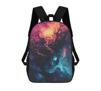 sinyumoney Cosmic Skull Tree Mochila Infantil Para Niñas Y Niños, Mochila De Día, Escuela Primaria, Perfecta Para La Vuelta Al Cole O Educación Física, Regalos Y Viajes 17inch