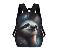sinyumoney Cosmic Sloth Gazing Stars Mochila Escolar Infantil De 17 Pulgadas Con Estampado 3D, Mochila Moderna Para Niños, Mochilas De Viaje, Bolsas Para Libros, Mochila Escolar Infantil