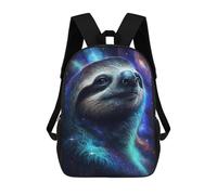 sinyumoney Cosmic Sloth Portrait-11 Mochila Escolar Impresa En 3D 17inch Mochilas De Moda Para Niños, Mochilas Escolares Para Niños De Primaria Y Secundaria