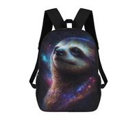 sinyumoney Cosmic Sloth Portrait-16 17inch Mochila Escolar Impresa En 3D Para Niños, Mochila Escolar Informal De Moda, Mochilas De Viaje Para Niños Y Estudiantes.