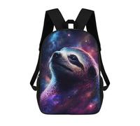 sinyumoney Cosmic Sloth Portrait-23 Mochilas Infantiles Impresas En 3D De 17 Pulgadas. Mochila Escolar Informal Impresa En 3D Para Niños De Primaria Y Secundaria.
