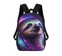 sinyumoney Cosmic Sloth Portrait-3 Mochilas Infantiles Impresas En 3D Para Niños. Mochilas De Viaje De Moda Para Niños. Mochila Escolar Para Estudiantes De Primaria Y Secundaria.