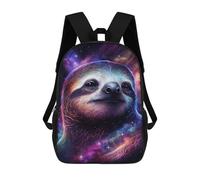 sinyumoney Cosmic Sloth Portrait Print-4 Mochilas Infantiles Mochila Escolar Impresa En 3D Para Niños Mochilas De Viaje Bolsas Para Libros Para Niños 17inch Mochila Escolar