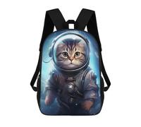 sinyumoney Cosmic Space Cat Mochilas Infantiles Impresas En 3D, Mochilas De Moda Informales, Mochilas De Viaje Bonitas, Mochilas Informales Para Exteriores Para Niños Y Niñas 17inch