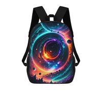sinyumoney Cosmic Spiral Portal Mochila Escolar Infantil Impresa En 3D Para Niños, Mochila De Viaje De Alta Capacidad, Bolsas Para Libros, Mochila Escolar Infantil 17inch