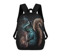 sinyumoney Cosmic Squirrel Art Print-10 Mochila De Negocios Para Portátil, Mochila Unisex Informal Para Niñas, Niños Y Adolescentes 17inch