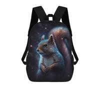 sinyumoney Cosmic Squirrel Art Print-14 Mochila Escolar De 17 Pulgadas Impresa En 3D Mochilas Infantiles Mochila Genial Impresa En 3D Para Niños De Primaria Y Secundaria