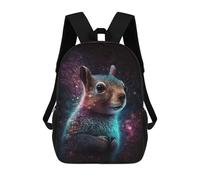 sinyumoney Cosmic Squirrel Art Print-9 Mochila Impermeable Para Ordenador Portátil Para Acampada, Aventuras Al Aire Libre Y Viajes Diarios 17inch