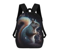 sinyumoney Cosmic Squirrel Art Print Mochila Escolar Ligera E Informal Para Adolescentes, Niños, Mujeres Y Hombres 17inch
