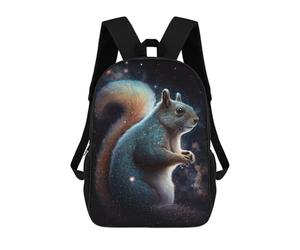 sinyumoney Cosmic Squirrel Art Print Mochila Escolar Ligera E Informal Para Adolescentes, Niños, Mujeres Y Hombres 17inch