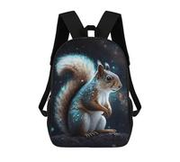 sinyumoney Cosmic Squirrel in Space Mochila Escolar Infantil De 17 Pulgadas, Mochila Escolar Impresa En 3D Para Niños De Primaria Y Secundaria