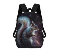 sinyumoney Cosmic Squirrel Tail Art Print Mochila Escolar Informal Para El Día A Día, Ideal Para Viajes, Trabajo Y Uso Diario 17inch
