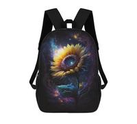 sinyumoney Cosmic Sunflower Bloom-4 Mochila Escolar, Mochila De Negocios, Mochila Impermeable Para Libros, Para Acampar, Aventuras Al Aire Libre Y Viajes Diarios 17inch
