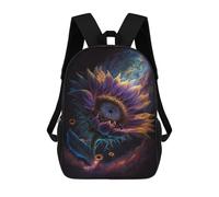 sinyumoney Cosmic Sunflower Bloom-7 17inch Mochila Escolar Impresa En 3D Para Niños, Mochila Escolar Informal De Moda, Mochilas De Viaje Para Niños Y Estudiantes.