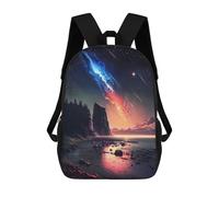 sinyumoney Cosmic Sunset Landscape Mochila Escolar, Mochila Infantil Para Niños Y Adolescentes, Regalos, Mochilas De Día Con Impresión 3D, Mochila Escolar, Mochila Para Libros 17inch
