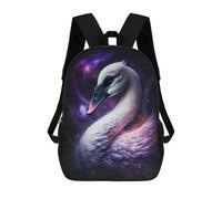 sinyumoney Cosmic Swan Art Print-14 17inch Mochila Escolar Impresa En 3D Para Niños, Mochila Escolar Informal De Moda, Mochilas De Viaje Para Niños Y Estudiantes.