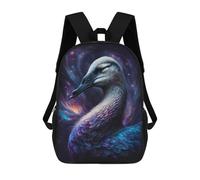 sinyumoney Cosmic Swan Art Print Mochila Escolar De 17 Pulgadas Impresa En 3D Mochilas Infantiles Mochila Genial Impresa En 3D Para Niños De Primaria Y Secundaria