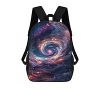 sinyumoney Cosmic Swirl Galaxy Mochila Escolar Infantil De 17 Pulgadas Con Estampado 3D De Películas De Anime Para Niños, Mochila De Viaje, Mochila Escolar Infantil