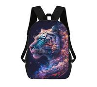 sinyumoney Cosmic Tiger Art Print Mochilas Infantiles Mochila Escolar Impresa En 3D Para Niños Mochilas De Viaje Bolsas Para Libros Para Niños 17inch Mochila Escolar