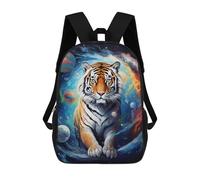 sinyumoney Cosmic Tiger Majesty Mochila De Peluche Con Dibujos Animados, Mochila 3D Para Niños, Bolsa Escolar, Idea De Regalo De Cumpleaños Para Niños Y Niñas 17inch