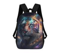 sinyumoney Cosmic Tiger Portrait-8 Mochilas Impresas En 3D Para Niños, Mochila Escolar, Mochila Informal Para Exteriores, Mochila Informal De Moda Para Niños, Lindas Bolsas De Viaje 17inch