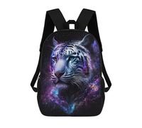 sinyumoney Cosmic Tiger Portrait-9 Mochila Escolar Impresa En 3D 17inch Mochilas De Moda Para Niños, Mochilas Escolares Para Niños De Primaria Y Secundaria