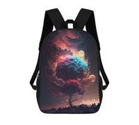 sinyumoney Cosmic Tree of Dreams Mochila Escolar Mochila Para Niños Impresa En 3D Mochilas Infantiles Para Niños Y Niñas Mochilas Escolares Mochilas De Viaje Para Niños 17inch
