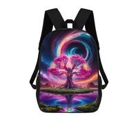 sinyumoney Cosmic Tree of Infinity Mochilas De Moda Impresas En 3D 17inch Mochila Escolar Informal Para Niños De Primaria Y Secundaria