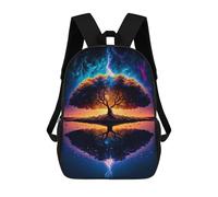 sinyumoney Cosmic Tree of Life Mochila Escolar Infantil Impresa En 3D Para Niños, Mochila De Viaje De Alta Capacidad, Bolsas Para Libros, Mochila Escolar Infantil 17inch