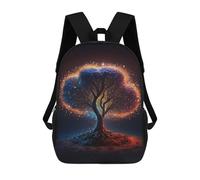 sinyumoney Cosmic Tree of Life Mochilas Para Niños Mochila Escolar De Moda Mochila Escolar Impresa En 3D Para Niños Estudiantes De Primaria Y Secundaria 17inch