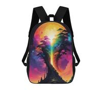 sinyumoney Cosmic Tree of Life Mochilas Para Niños Y Estudiantes, Mochilas Escolares Impresas En 3D, Mochilas Para Estudiantes De Primaria Y Secundaria, Mochilas Para Niños Y Niñas 17inch