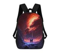 sinyumoney Cosmic Twilight Mochila Escolar, Mochila De Viaje, Mochila Universitaria Para Niños/niñas/adolescentes 17inch